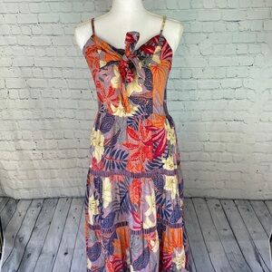 Tropical vacation maxi dress